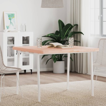 Tablero de mesa cuadrado de madera maciza de haya 90x90x4 cm de , Tableros para mesas - Ref: Foro24-355965, Precio: 148,06 €,...