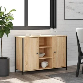 Aparador de madera de ingeniería roble Sonoma 100x35x70 cm de , Aparadores - Ref: Foro24-835515, Precio: 94,69 €, Descuento: %