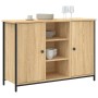 Aparador de madera de ingeniería roble Sonoma 100x35x70 cm de , Aparadores - Ref: Foro24-835515, Precio: 96,28 €, Descuento: %