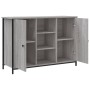 Aparador de madera de ingeniería gris Sonoma 100x35x70 cm de , Aparadores - Ref: Foro24-835517, Precio: 87,37 €, Descuento: %