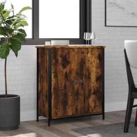 Aparador de madera de ingeniería roble ahumado 70x30x80 cm de , Aparadores - Ref: Foro24-835536, Precio: 58,79 €, Descuento: %