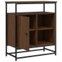 Aparador de madera de ingeniería roble marrón 100x35x80 cm de , Aparadores - Ref: Foro24-835548, Precio: 66,74 €, Descuento: %