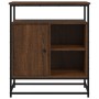Aparador de madera de ingeniería roble marrón 100x35x80 cm de , Aparadores - Ref: Foro24-835548, Precio: 66,74 €, Descuento: %