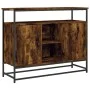 Aparador de madera de ingeniería roble ahumado 100x35x80 cm de , Aparadores - Ref: Foro24-835541, Precio: 81,05 €, Descuento: %