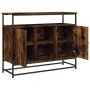 Aparador de madera de ingeniería roble ahumado 100x35x80 cm de , Aparadores - Ref: Foro24-835541, Precio: 81,05 €, Descuento: %