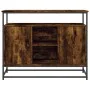 Aparador de madera de ingeniería roble ahumado 100x35x80 cm de , Aparadores - Ref: Foro24-835541, Precio: 81,05 €, Descuento: %