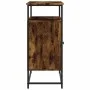 Aparador de madera de ingeniería roble ahumado 100x35x80 cm de , Aparadores - Ref: Foro24-835541, Precio: 81,05 €, Descuento: %