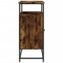 Aparador de madera de ingeniería roble ahumado 100x35x80 cm de , Aparadores - Ref: Foro24-835541, Precio: 82,06 €, Descuento: %