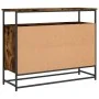 Aparador de madera de ingeniería roble ahumado 100x35x80 cm de , Aparadores - Ref: Foro24-835541, Precio: 81,05 €, Descuento: %