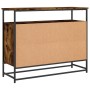 Aparador de madera de ingeniería roble ahumado 100x35x80 cm de , Aparadores - Ref: Foro24-835541, Precio: 82,06 €, Descuento: %