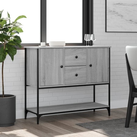 Aparador de madera de ingeniería gris Sonoma 100x36x85 cm de , Aparadores - Ref: Foro24-835557, Precio: 95,54 €, Descuento: %