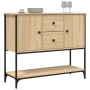 Aparador de madera de ingeniería roble Sonoma 100x36x85 cm de , Aparadores - Ref: Foro24-835555, Precio: 107,39 €, Descuento: %