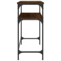 Mesa consola madera de ingeniería marrón roble 75x35,5x75 cm de , Mesas auxiliares - Ref: Foro24-834054, Precio: 44,29 €, Des...