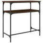 Mesa consola madera de ingeniería marrón roble 75x35,5x75 cm by , Side tables - Ref: Foro24-834054, Price: 43,73 €, Discount: %