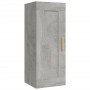 Armario de pared madera de ingeniería gris hormigón 35x34x90 cm de , Estantes y estanterías - Ref: Foro24-812469, Precio: 49,...