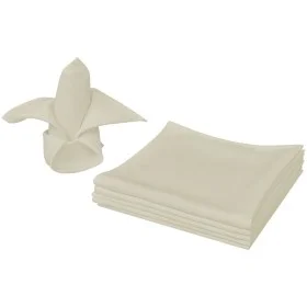 Servilletas 100 unidades crema 50x50 cm de vidaXL, Servilletas de tela - Ref: Foro24-131441, Precio: 85,06 €, Descuento: %