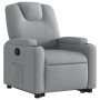 Sillón reclinable elevable de tela gris claro en Sillones | Comprar online en Foru.es