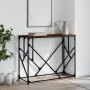 Mesa consola madera de ingeniería marrón roble 100x40x80 cm de , Mesas auxiliares - Ref: Foro24-834119, Precio: 53,92 €, Desc...