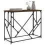 Mesa consola madera de ingeniería marrón roble 100x40x80 cm de , Mesas auxiliares - Ref: Foro24-834119, Precio: 53,92 €, Desc...