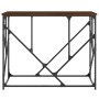 Mesa consola madera de ingeniería marrón roble 100x40x80 cm de , Mesas auxiliares - Ref: Foro24-834119, Precio: 54,60 €, Desc...
