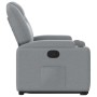 Sillón reclinable elevable de tela gris claro en Sillones | Comprar online en Foru.es