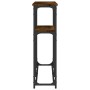 Mesa consola madera de ingeniería roble ahumado 145x22,5x75 cm de , Mesas auxiliares - Ref: Foro24-834097, Precio: 49,03 €, D...