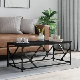 Black plywood coffee table 100x50x40 cm by , Coffee table - Ref: Foro24-834125, Price: 52,67 €, Discount: %