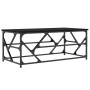 Mesa de centro de madera contrachapada negro 100x50x40 cm de , Mesas de centro - Ref: Foro24-834125, Precio: 52,76 €, Descuen...