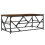 Mesa de centro madera contrachapada roble ahumado 100x50x40 cm de , Mesas de centro - Ref: Foro24-834127, Precio: 52,47 €, De...
