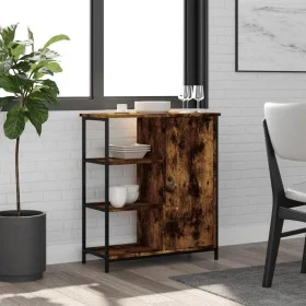 Aparador de madera de ingeniería roble ahumado 70x30x80 cm de , Aparadores - Ref: Foro24-835491, Precio: 57,86 €, Descuento: %
