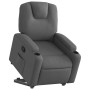 Sillón reclinable elevable de tela gris oscuro en Sillones | Comprar online en Foru.es