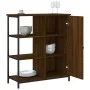 Aparador de madera de ingeniería marrón roble 70x30x80 cm de , Aparadores - Ref: Foro24-835493, Precio: 56,98 €, Descuento: %