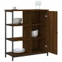Aparador de madera de ingeniería marrón roble 70x30x80 cm de , Aparadores - Ref: Foro24-835493, Precio: 57,87 €, Descuento: %