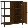 Aparador de madera de ingeniería marrón roble 70x30x80 cm de , Aparadores - Ref: Foro24-835493, Precio: 56,98 €, Descuento: %