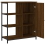 Aparador de madera de ingeniería marrón roble 70x30x80 cm de , Aparadores - Ref: Foro24-835493, Precio: 57,87 €, Descuento: %