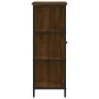 Aparador de madera de ingeniería marrón roble 70x30x80 cm de , Aparadores - Ref: Foro24-835493, Precio: 56,98 €, Descuento: %
