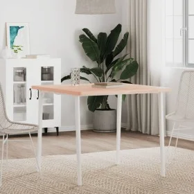 Square solid beech wood table top 80x80x2.5 cm by , Table tops - Ref: Foro24-355958, Price: 89,02 €, Discount: %