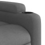 Sillón reclinable elevable de tela gris oscuro en Sillones | Comprar online en Foru.es