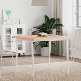 Quadratische Tischplatte aus massivem Buchenholz, 80 x 80 x 4 cm von , Tischplatten - Ref: Foro24-355964, Preis: 116,55 €, Ra...