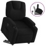 Sillón reclinable elevable tela negro en Sillones | Comprar online en Foru.es