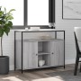 Aparador de madera de ingeniería gris Sonoma 100x35x80 cm de , Aparadores - Ref: Foro24-835502, Precio: 99,62 €, Descuento: %