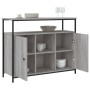 Aparador de madera de ingeniería gris Sonoma 100x35x80 cm de , Aparadores - Ref: Foro24-835502, Precio: 99,62 €, Descuento: %