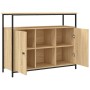 Aparador de madera de ingeniería roble Sonoma 100x35x80 cm de , Aparadores - Ref: Foro24-835500, Precio: 101,05 €, Descuento: %