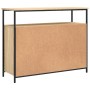 Aparador de madera de ingeniería roble Sonoma 100x35x80 cm de , Aparadores - Ref: Foro24-835500, Precio: 101,05 €, Descuento: %