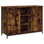 Aparador madera de ingeniería roble ahumado 100x35x70 cm de , Aparadores - Ref: Foro24-835516, Precio: 82,21 €, Descuento: %