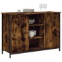 Aparador madera de ingeniería roble ahumado 100x35x70 cm de , Aparadores - Ref: Foro24-835516, Precio: 82,21 €, Descuento: %