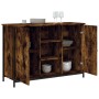 Aparador madera de ingeniería roble ahumado 100x35x70 cm de , Aparadores - Ref: Foro24-835516, Precio: 82,21 €, Descuento: %