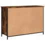 Aparador madera de ingeniería roble ahumado 100x35x70 cm de , Aparadores - Ref: Foro24-835516, Precio: 82,21 €, Descuento: %