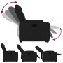 Sillón reclinable elevable tela negro en Sillones | Comprar online en Foru.es