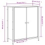 Aparador de madera de ingeniería gris Sonoma 70x30x80 cm de , Aparadores - Ref: Foro24-835537, Precio: 64,78 €, Descuento: %